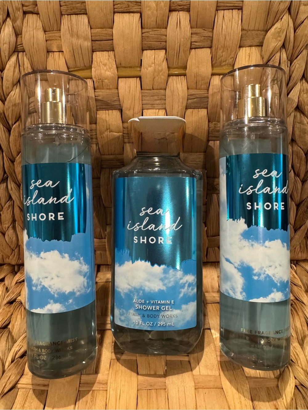 Sea Island Shore Shower Gel & Fragrance 3 piece set by Bath & Body Works